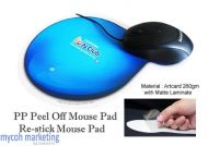 PP Peel Off and Restick Mouse Pad