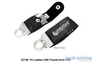 PU Leather USB Thumb Drive - 4GB