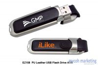 PU Leather USB Flash Drive 4GB