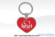 Heart Shape Metal Key Holder - Matt Finish