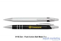 Zen - Push Action Ball Metal Pen