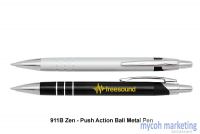 Zen - Push Action Ball Metal Pen